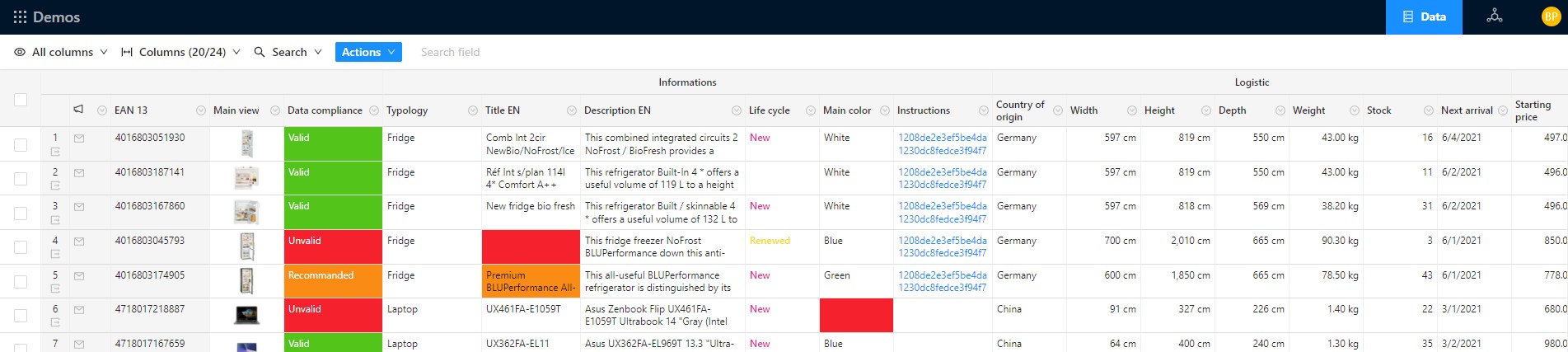 Conditional formatting