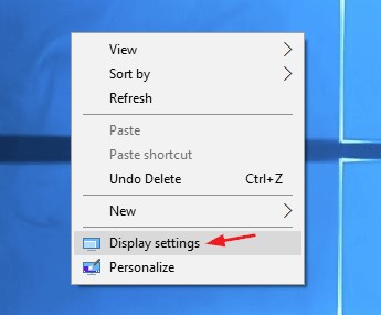 Display settings