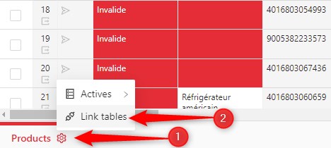 Link table